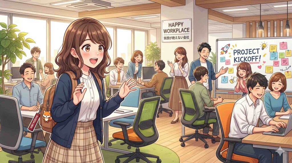 無料セミナーで感じたSHIFT AIの雰囲気に驚く女性