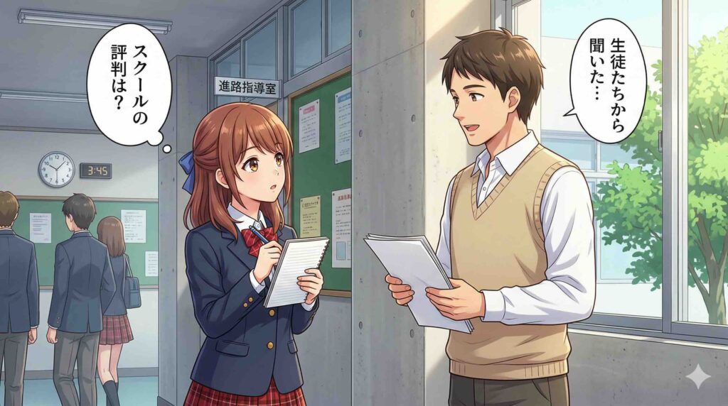 SHIFT AIの口コミや評判を調べている女性