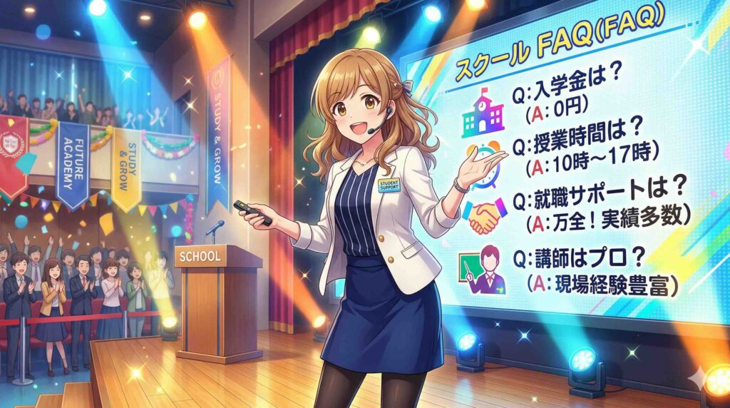 SHIFT AIの退会に関するFAQを受け付ける女性