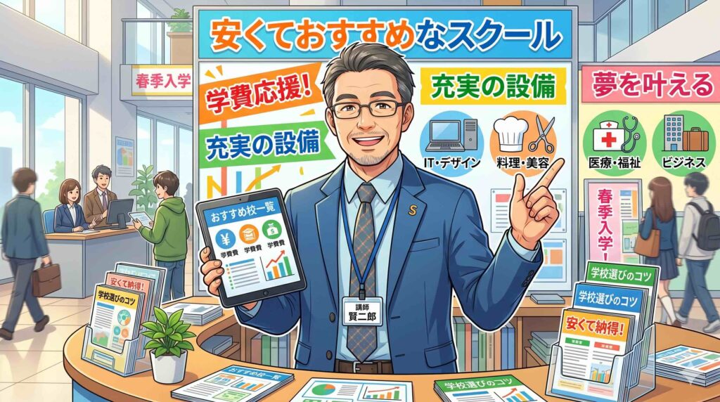 ライフシフトラボが高いと感じている方におすすめなスクールを紹介する男性