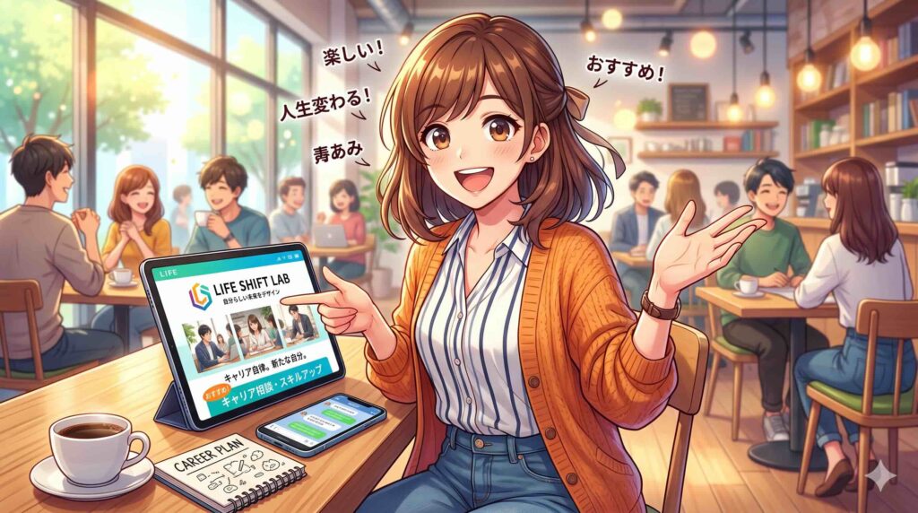 ライフトシフトラボをおすすめする友人