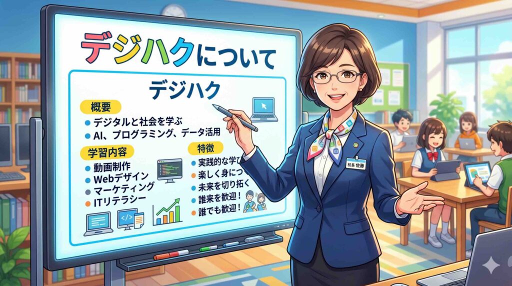 デジハク生成AIスクールはやばいのかまとめる校長