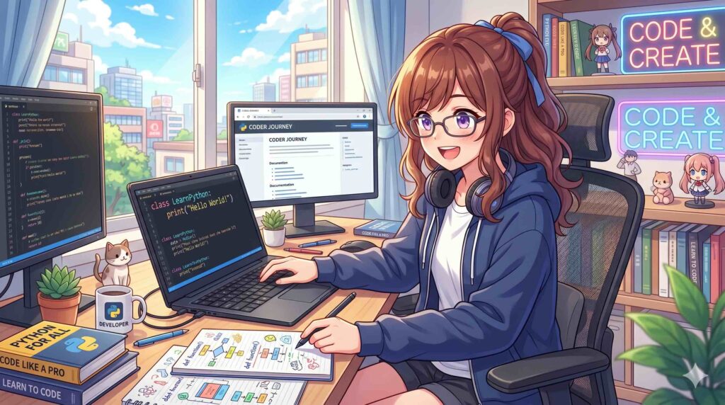 初心者におすすめなUdemyのClaude Code講座を4つ比較している女性