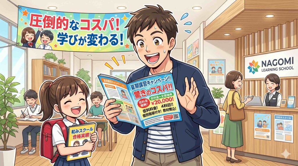 デジハク生成AIは料金に見合ったサービスなのか調べる男性