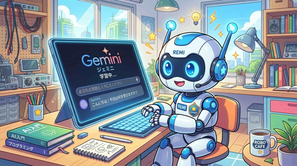 UdemyでGeminiを学ぶべき人とそうでない人を語るロボット