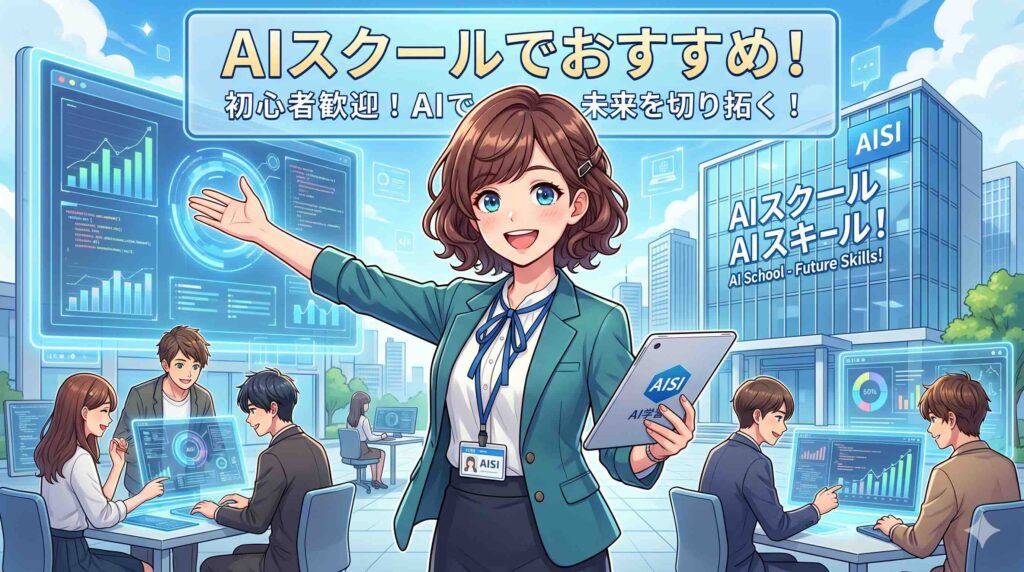 AIスキルアカデミーが向いている人とそうでない人を説明するスタッフ