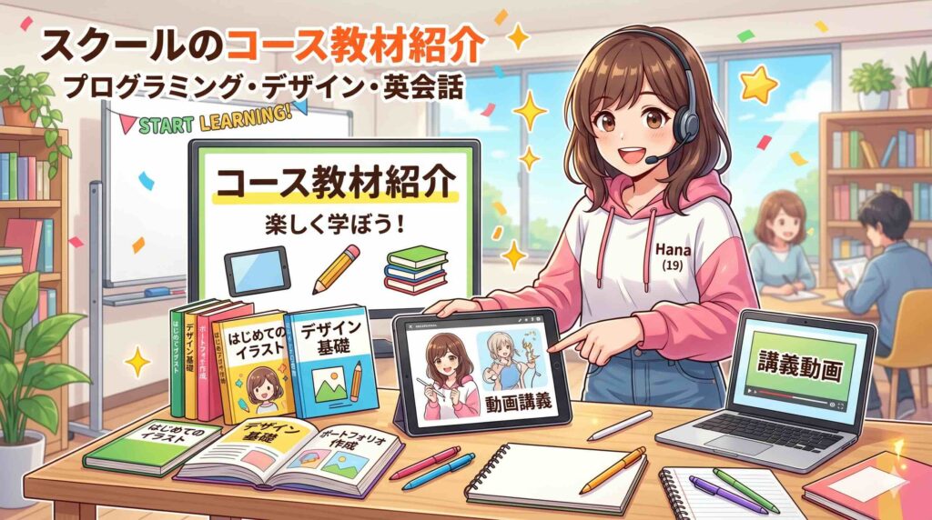 Udemyのコースを選ぶコツを教えるスタッフ