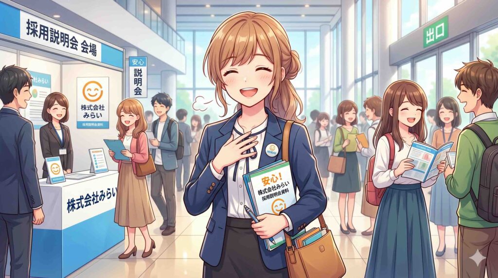 デジハク生成AI無料説明会は怪しくなくホッとする女性