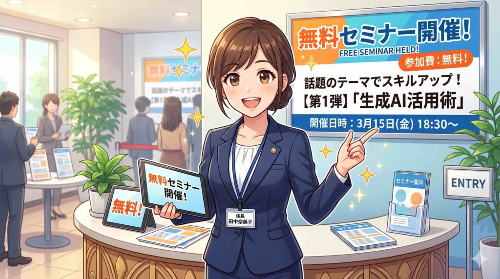 AIスキルアカデミー無料セミナーがおすすめするスタッフ