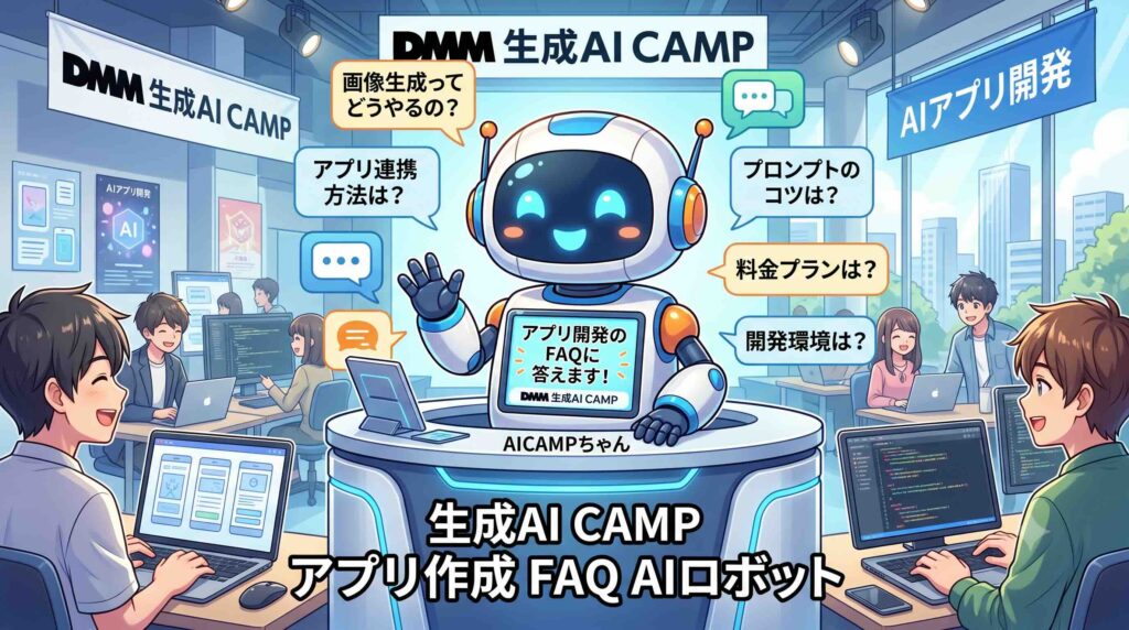 DMM 生成AI CAMPにおけるアプリ作成のFAQに答えるAI