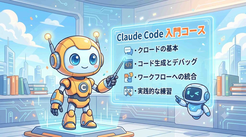 Claude Code 入門コースについてまとめるAI