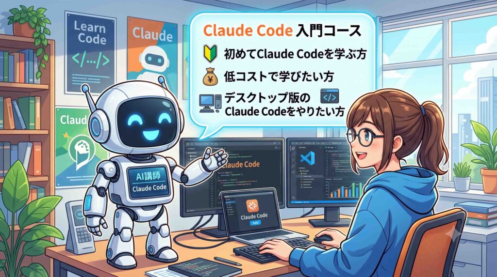 Claude Code 入門コースがおすすめな人を話すAI