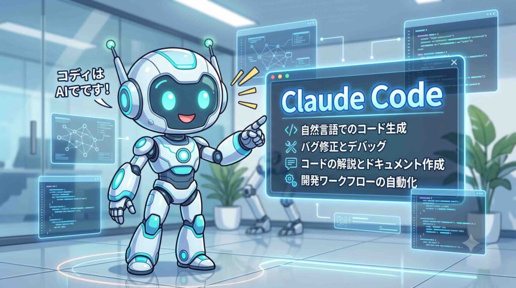 Claude Codeについて説明するAI
