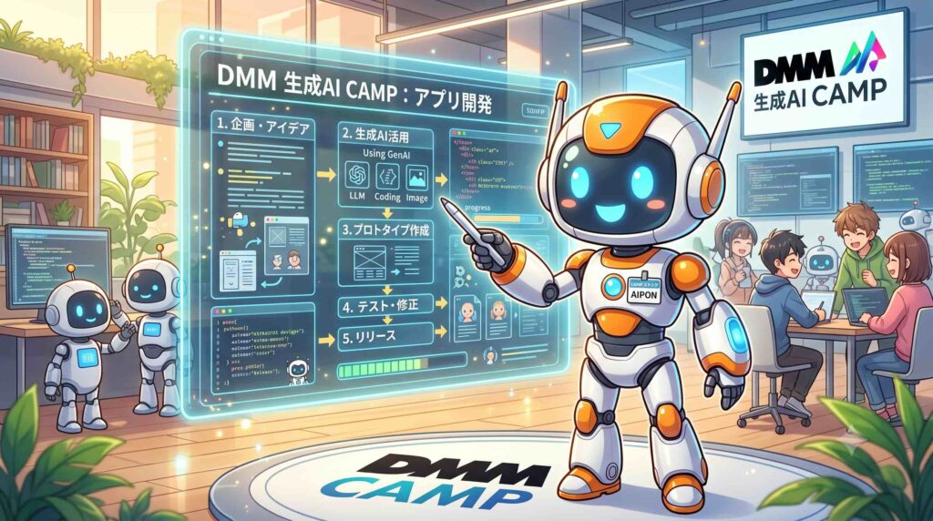 DMM 生成AI CAMPのアプリ開発についてまとめるAI