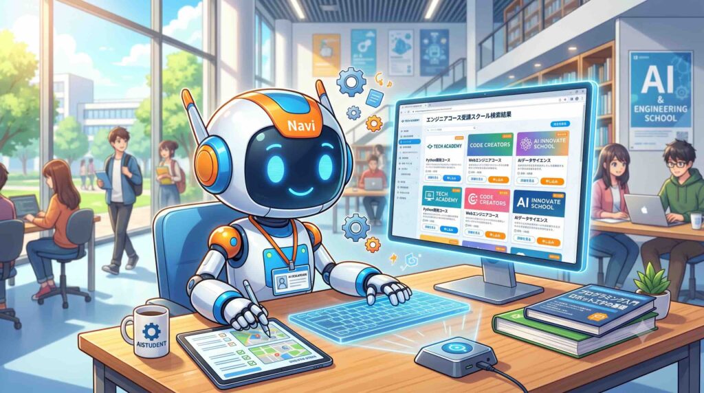 生成AIエンジニアコースを他社でも学べるのか調べるAI