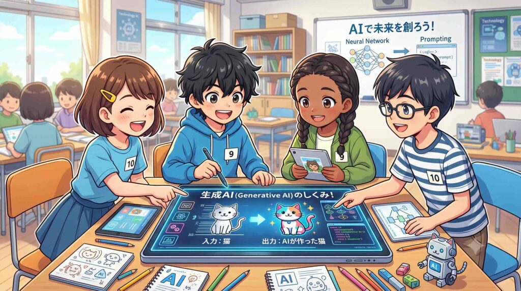 生成AIを学ぶ子どもたち