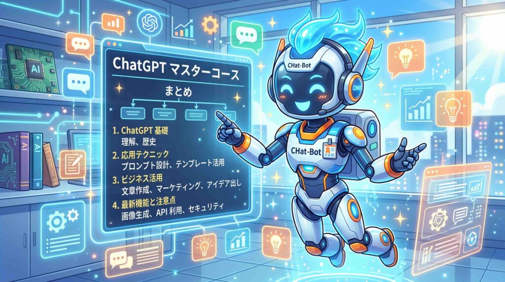ChatGPT マスターコースについてまとめるAI