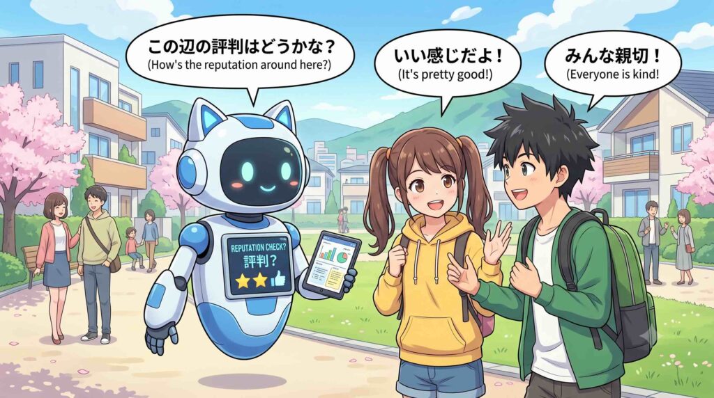 コミュニティの評判・口コミを集めるAI