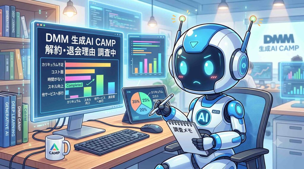 みんなの解約・退会理由を調べているAI