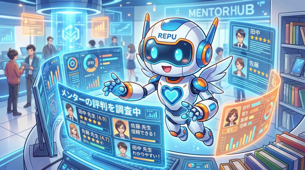 メンターの評判を調べるAI