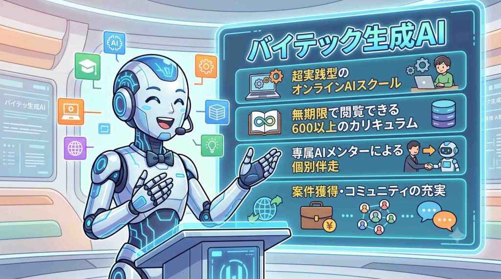 バイテック生成AIについて語るAI