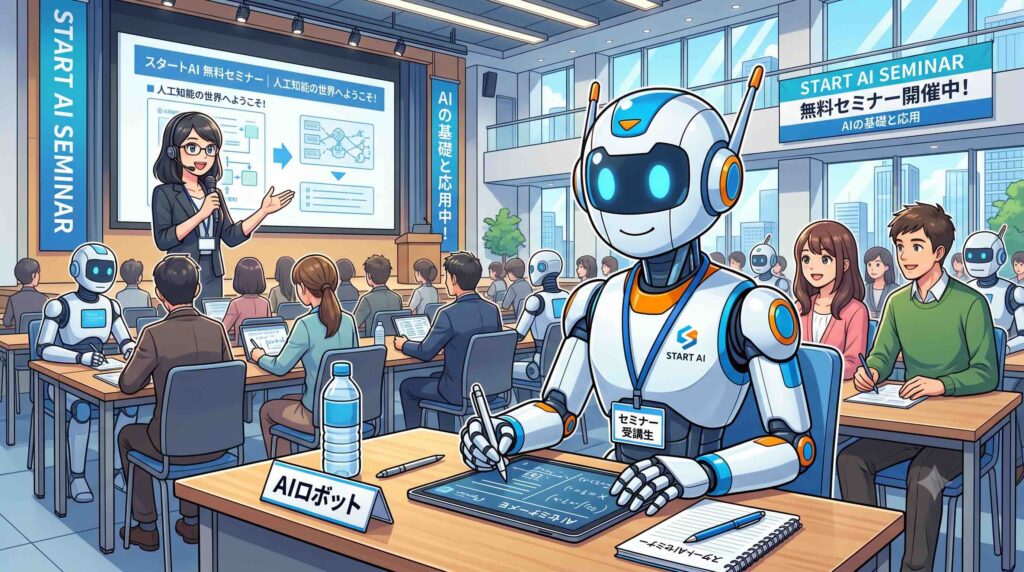 スタートAIの無料セミナーを受講するAI