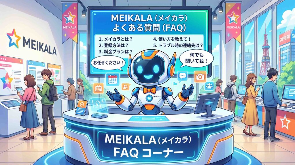 メイカラのよくある質問に答えるAI