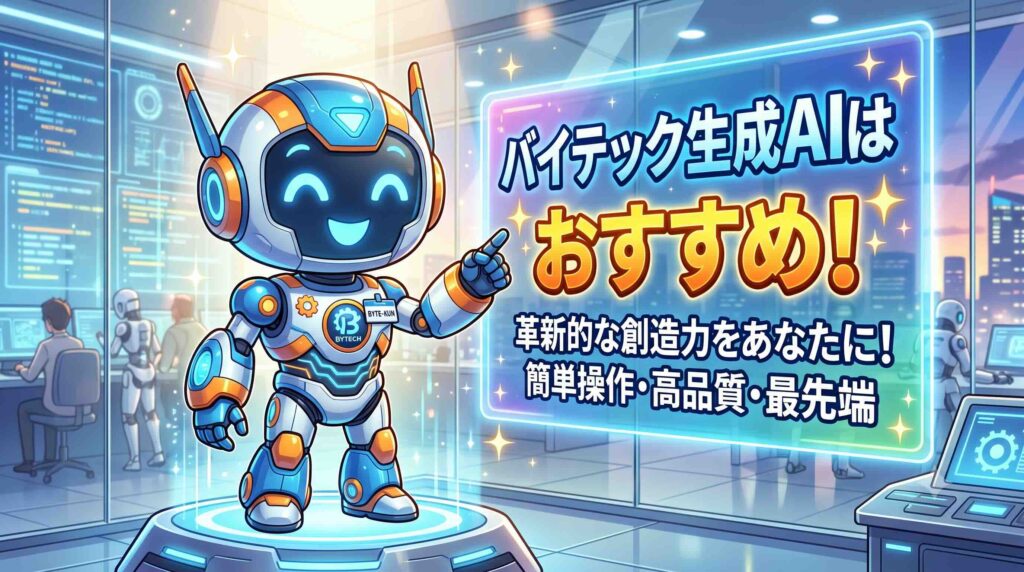 バイテック生成AIはおすすめと語るAI