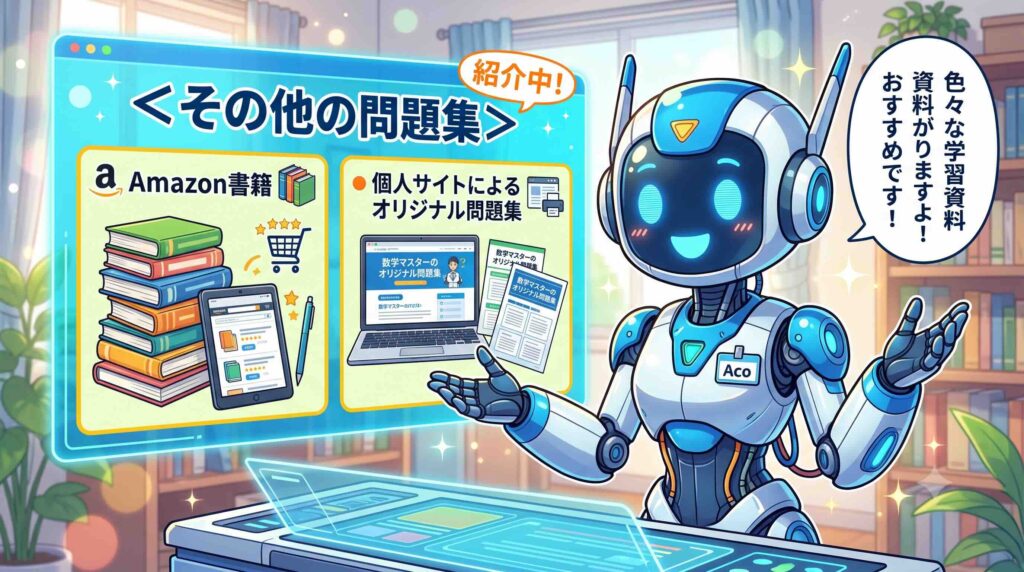 その他の問題集を紹介するAI