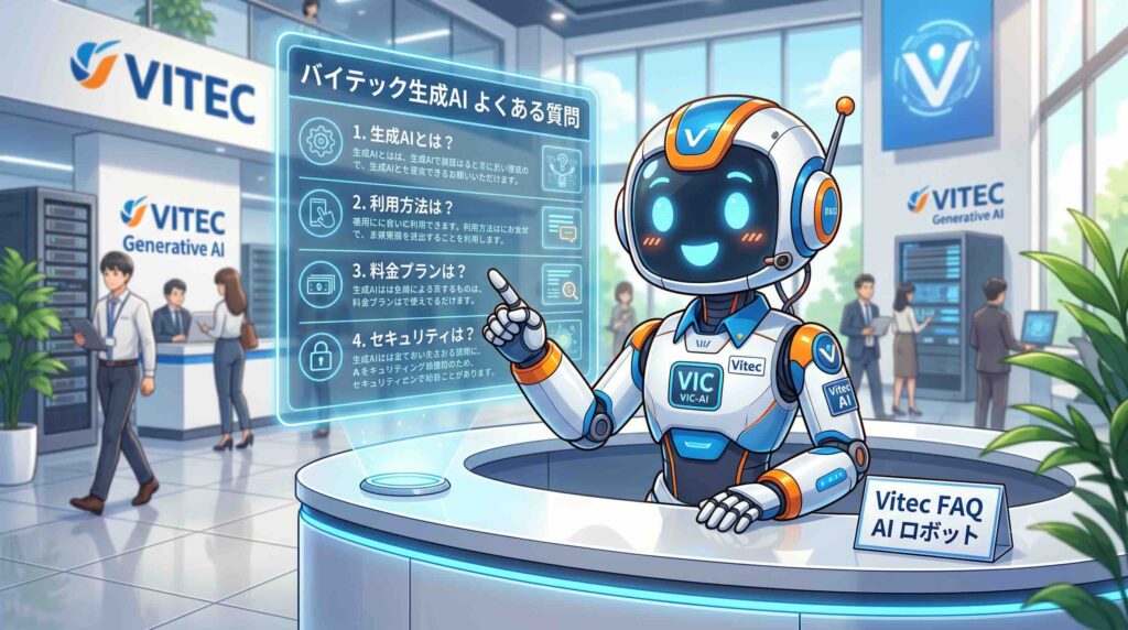 バイテック生成AIのよくある質問に回答するAI