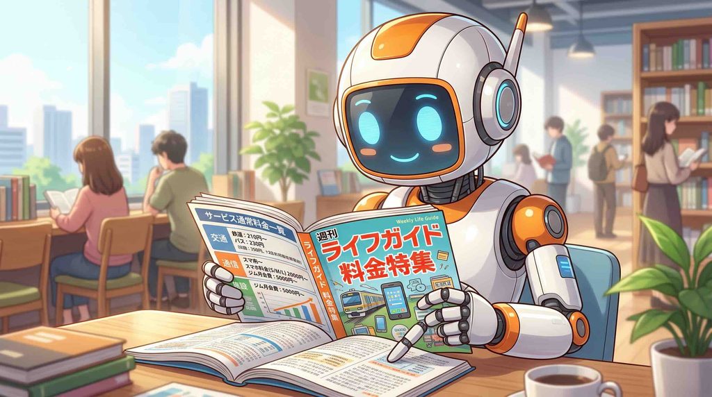 デジハク生成AIの通常料金を調べるロボット